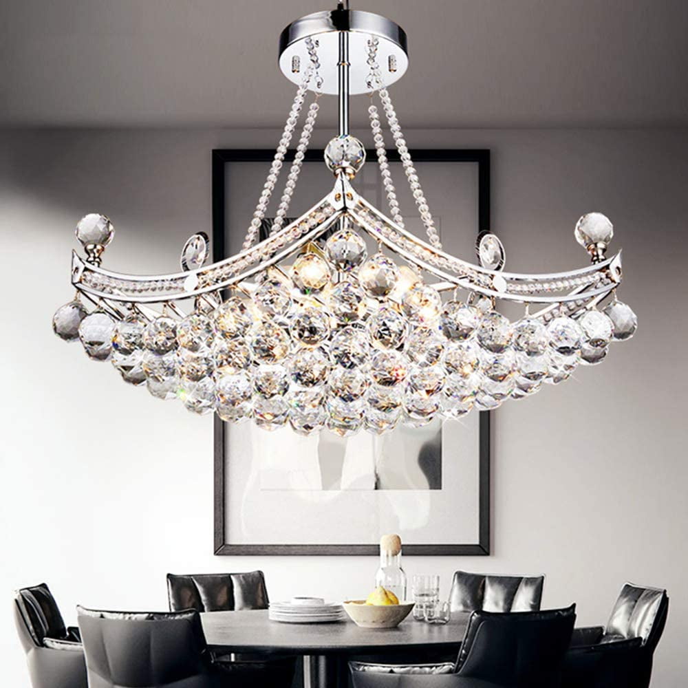 Elegant Living Room Crystal Chandelier