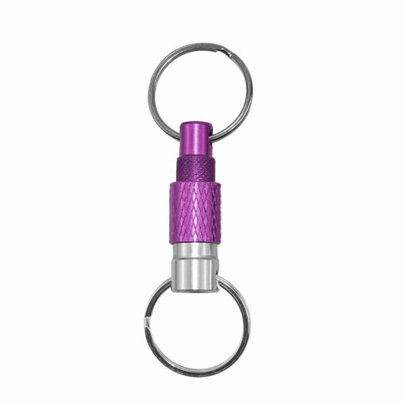 Key Holder with Easy Separation Pull Apart Keychain Feature Metal Detachable Keychain Practical Key Organize
