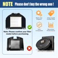 thumbnail image 3 of Shark RV2310ae Replacement Parts Accessories compatible with SharkAV2310AE/RV2320S/RV2300S/UR2350AE Matrix(Not For RV2300) .1 Main Brush Roller, 2 Sets Foam Filters,2 Filters HEPA, 4 Side Brushes, 3 of 11