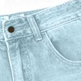 thumbnail image 5 of OJSFQUFP Women’s Floral Print Wide Leg Cropped Jeans High Waisted Faux Casual Pants, 5 of 6