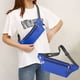 thumbnail image 1 of Riñonera para mujeres hombres | Bolso impermeable de nylon para cintura rojo, azul, gris, azul marino | 3 Bolsillos con cremallera | Correa ajustable de talla grande | Bandola, cinturón, bolsa para, 1 of 6