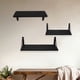 thumbnail image 5 of 1 juego de estantes flotantes de pared de madera, 5 of 7