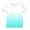Mint Green, variant on Girls T Shirts Color Block Short Sleeve Tee Summer Vacation Going out Kids Tops Scoop Neck Loose Casual Trendy Blouses