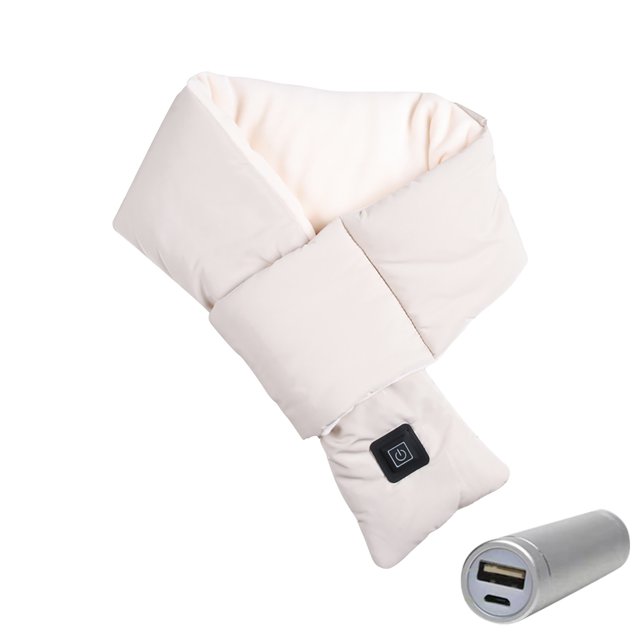 Cuello y hombro con carga inteligente USB Protección contra el frío en invierno y bufanda para hombres y mujeres con calefacción cálida Fridja nalpqowj2723