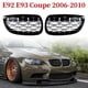 thumbnail image 1 of Front Kidney Grill Front Hood Diamond Grille Meteor Grill For-BMW 3 Series E92 E93 Coupe 2006-2010 Gloss Black+Chrome, 1 of 5