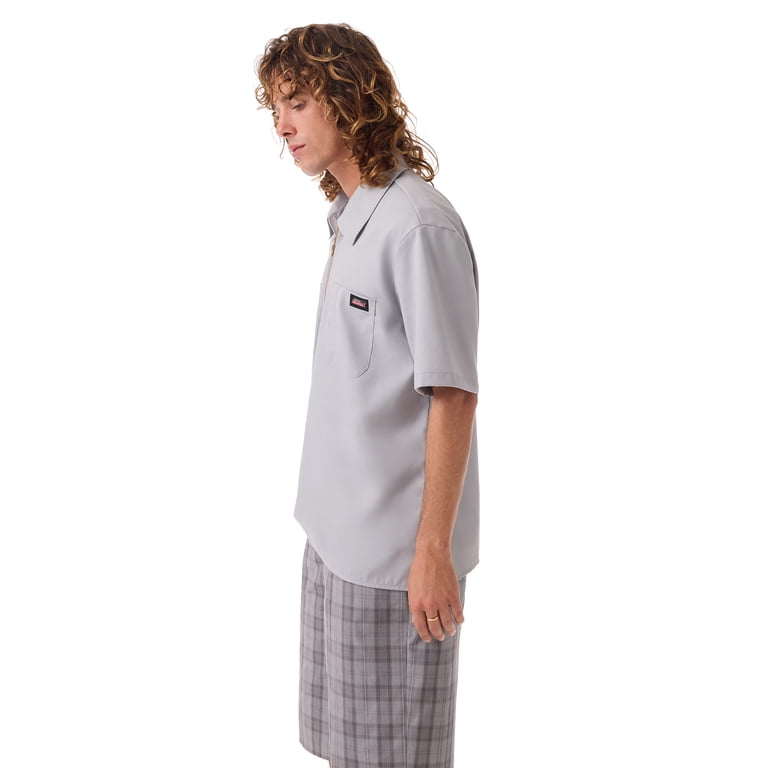 Genuine Dickies Men's 1/4 Zip Short Sleeve Workwear Shirt photo 5