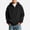 Black, variant on HAOTAGS Boys Zip Up Hoodie (3-14) Warm Zipper Long Sleeve Casual Hooded Jacket Army Green Size 5T