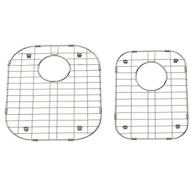 American Standard 7433000.075 Lot de 2 Grilles d'Évier 13.39 Po x 16.06 Po, Acier Inoxydable