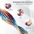 thumbnail image 4 of Watch Band for Women/ Men Series 10 9 8 7 6 5 4 3 Ultra 2 1 SE 38mm 40mm 41mm 42mm 44mm 45mm 46mm 49mm,Braided Loop, Stretchy Straps Wristbands, Magnetic Clasp for iWatch Bands, 4 of 7