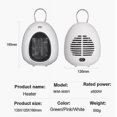 thumbnail image 2 of Fast Heating Personal Hand Warm Stand Fan Heater Electric 500w Ptc Cer, 2 of 3