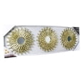 thumbnail image 4 of Truu Design 3-Piece Gold Starburst Round Wall Mirror, 4 of 4