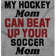 thumbnail image 2 of Hockey Soccer Mom Fight Funny Sports Men's Graphic T Shirt Tees Brisco Brands S, 2 of 4