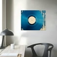 thumbnail image 4 of Nawypu Abstract Geometric Music Record Player Prints Mid Century Modern Wall Art Minimalist Decor, Framed Canvas Wall Art, Modern Art Canvas, Decor Canvas, 4 of 5