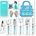 thumbnail image 7 of RibRave Womens Gardening Gifts Set - Floral Gardening Tools with Tote Bag - Gifts for Mom, Girlfriend or Women - Birthday, Christmas (Blue), 7 of 7