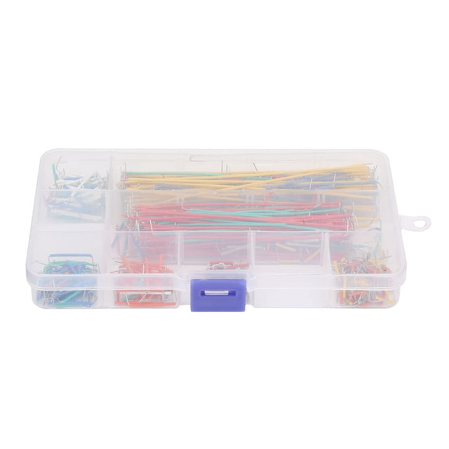 Cable de puente - 560pcs/set Placa de pruebas sin soldadura Kit de cables de cable de puente multicolor Cables de varias longitudes para proyectos de placa de pruebas