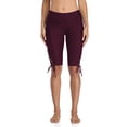thumbnail image 2 of Women's Swim Shorts Lace-Up Athletic Swimsuit Bottom Swim Trunks, 2 of 6