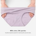 thumbnail image 4 of Women Underwear Briefs Maternity Pregnant Low Waist V Shaped Cotton Pregnancy Postpartum Panties, 4 of 6