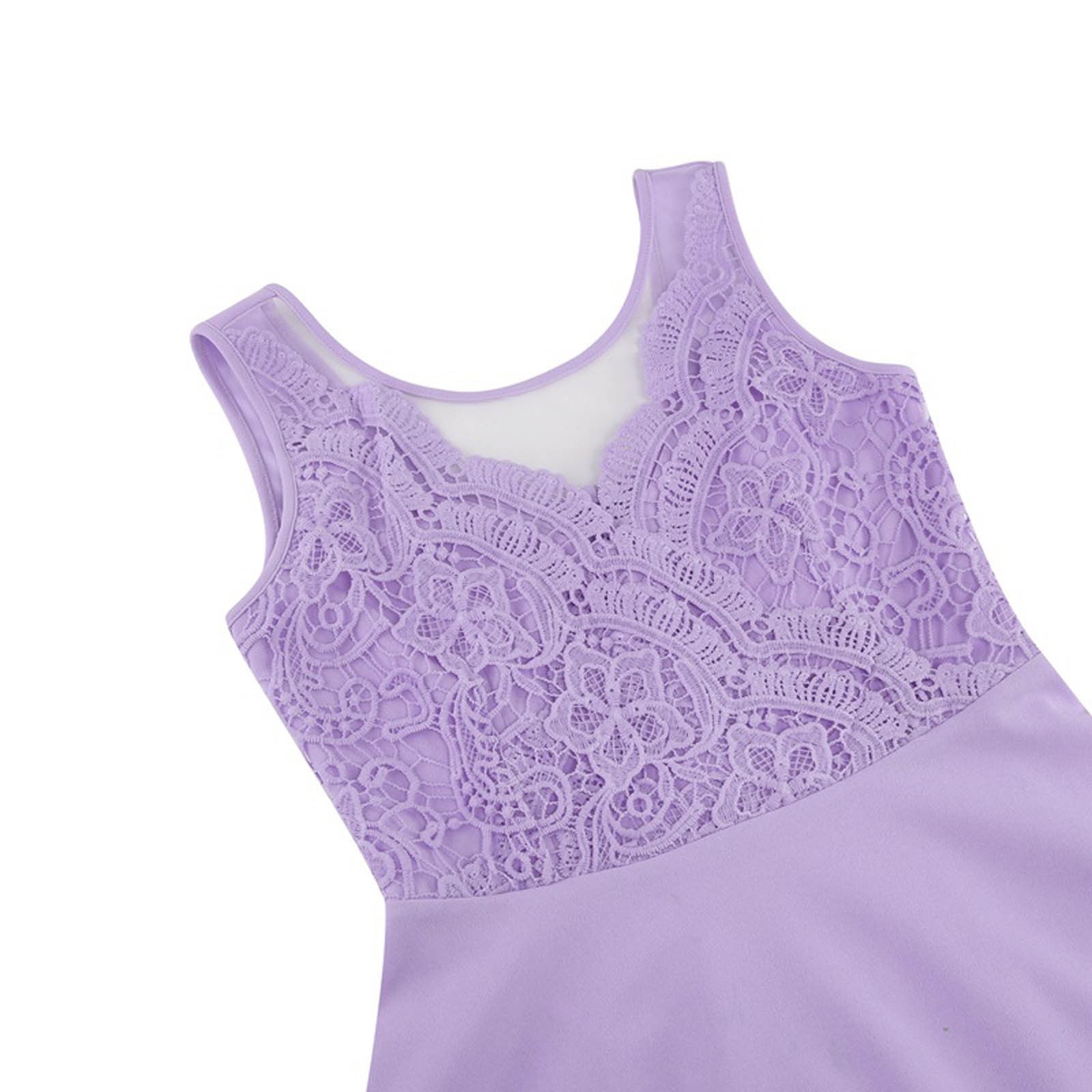 Brglopf Women's Elagant Formal Evening Dress 2023 Summer Prom Wedding Guest Short Bridesmaid Dresses Sleeveless Lace Crewneck Cocktail Party Dresses(Purple,S)