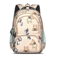 thumbnail image 2 of French Bulldog Dog Backpack for School,Cute School Bag,Schoolbag with Adjustable Shoulder Straps & Padded Back,16.9 Inch, 2 of 5