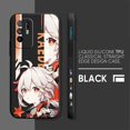 thumbnail image 3 of Case For OPPO A52 A54 A55 A57 A59 A93 A83 A92S A93S 4G 5G A16 Colour Simple Liquid Silicone Case Best Genshin impact, 3 of 5