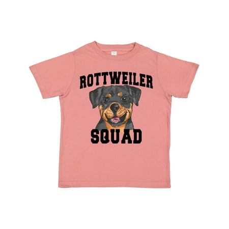 

Inktastic Dog Rottweiler Squad Gift Toddler Boy or Toddler Girl T-Shirt