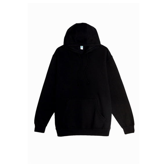 Lane Seven Unisex Heavyweight Pullover Hooded Sweatshirt 2XL Black