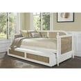 thumbnail image 2 of Pemberly Row Coastal Wood Daybed with Trundle in White/Natural, 2 of 2