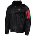 thumbnail image 2 of Men's Starter x Ty Mopkins Black Pittsburgh Penguins Black History Month Varsity Full-Zip Jacket, 2 of 4