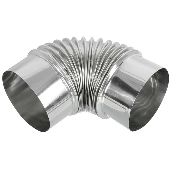CRILSTYLEO Escape De Con Codo De Acero Inoxidable Para Ventilación En Cocina Y Camping