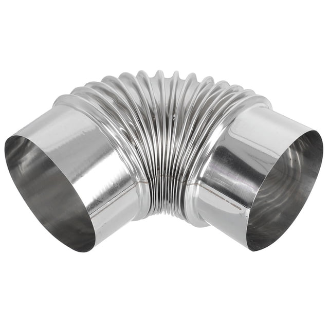 CRILSTYLEO Escape De Con Codo De Acero Inoxidable Para Ventilación En Cocina Y Camping
