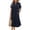 Bluish Violet, variant on Womens Summer Dress Short Sleeve Casual Summer Sunress Tunic Dress Cover up with Pockets