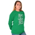 thumbnail image 5 of Herbivore Vegetarian Healthy Life Long Sleeve TShirt Men Women Brisco Brands 2X, 5 of 6