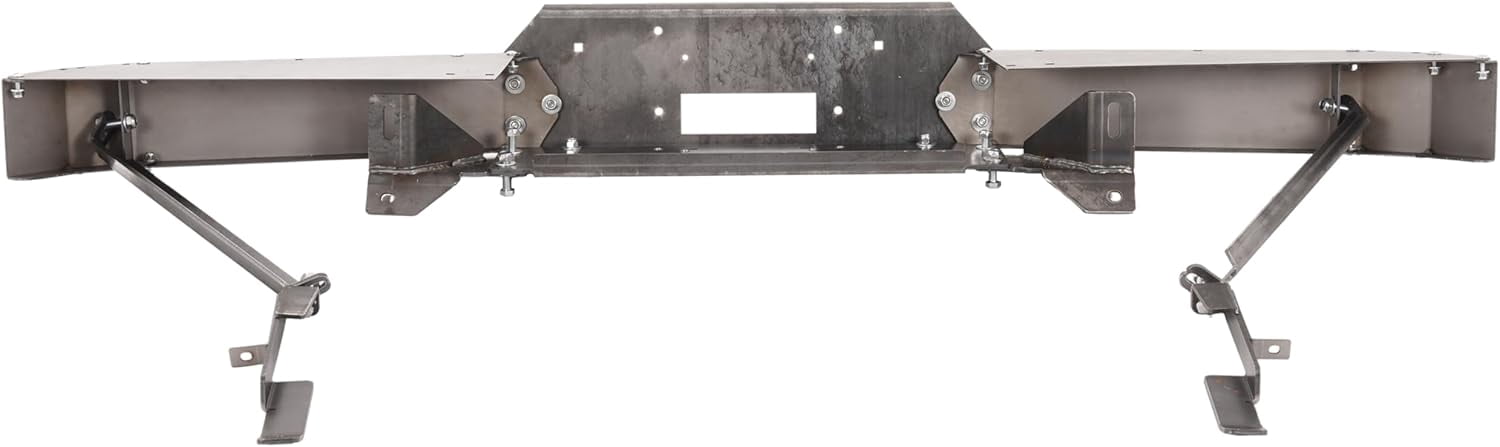 Kojem Front Bumper Assembly for 1980-1986 Ford F150 F250 F350 Bronco Steel Raw