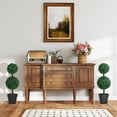 thumbnail image 2 of Outsunny 2 Ball Topiary Tree Set of 2 for Home Office, Living Room Decor, 2 of 10