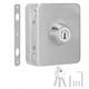 thumbnail image 2 of Cerradura de puerta de vidrio cuadrada de hierro inoxidable Jadeshay, 2 of 8