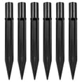 thumbnail image 1 of Luxshiny 6Ud Estacas Negras Para Lámparas Solares De Jardín Con Resistencia A Condiciones Climáticas, 1 of 7
