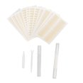 thumbnail image 2 of 480pcs Double Eyelid Stickers 3 Different Shapes Strong Adhesion Waterproof Lasting Eyelid Glue Set, 2 of 5