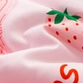 thumbnail image 5 of Btargot 4 Piece Bows Toddler Bedding Set Pink Cute Strawberry Comforter Set for Baby Girls Boys, 5 of 11