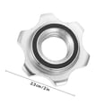 thumbnail image 2 of LITINKIMI 4 Pcs Steel Barbell Collars for Secure Attachment in Weight Lifting and Gym Training, 2 of 6