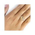 thumbnail image 2 of JewelersClub 14K Gold Plated Silver Accent White diamond Open Ring for Women | Diamonds for Everyday Womens Wear, 2 of 4
