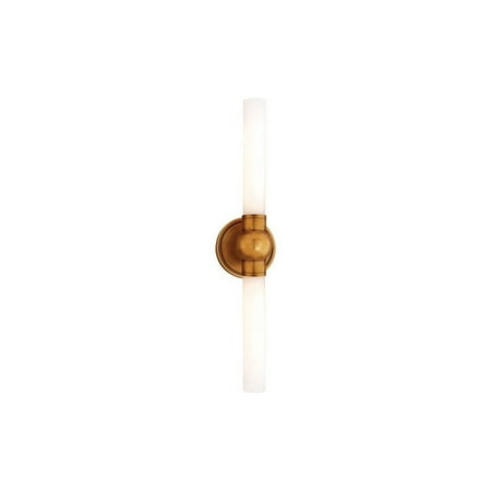 

2 Light Bath Vanity 5 inches Wide By 5.75 inches High Aged Brass Bailey Street Home 116-Bel-634424