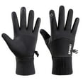 thumbnail image 2 of Waterproof Winter Gloves Warm Windproof Fingers Touch Screen Gloves for Adults Skiing and Outdoor Work （BlackXL）, 2 of 9