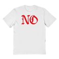 thumbnail image 1 of No Humor Graphic White Men's Cotton T-Shirt, 1 of 1