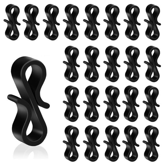 120pcs Outdoor Gutter Hooks,Reusable S Hooks,for Hanging Christmas Lights,Icicle Fairy Lights,Christmas T