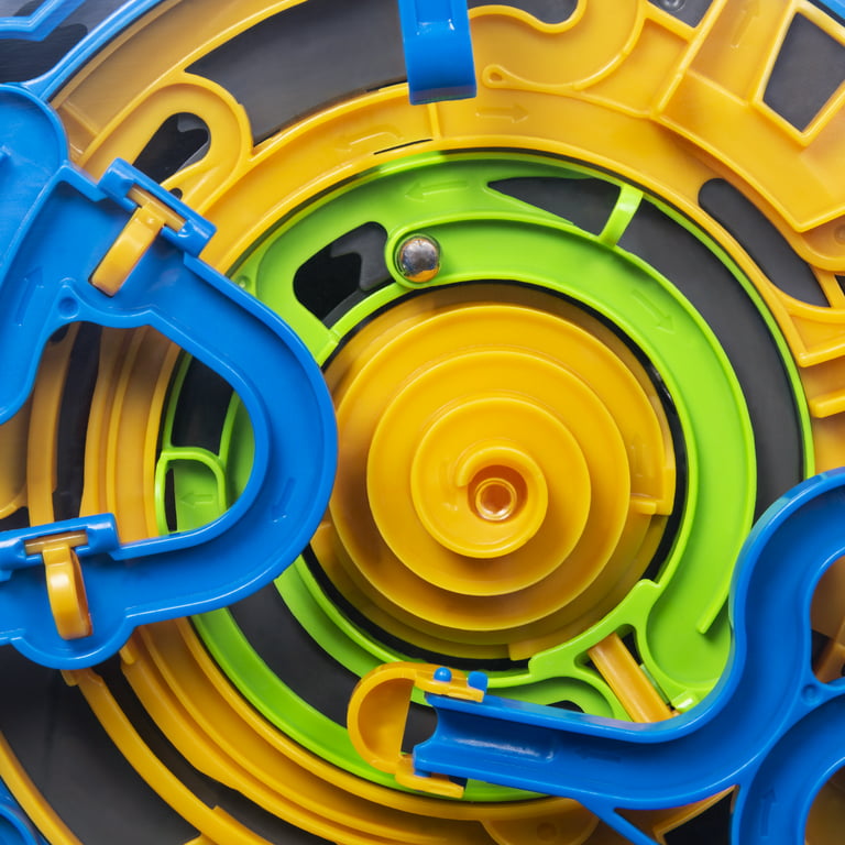 Spin Master Games Perplexus GO! Spiral, Compact Challenging Puzzle Maze  Skill Game