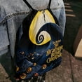 thumbnail image 4 of Nightmare Before Christmas-theme Drawstring Backpack Sports Gym Bag Water Resistant String Bag Cinch Bag12"X16"（30X40cm）, 4 of 6