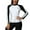 White-black, variant on Women's Long Sleeve Rash Guard Logo Printed UPF 50 Sun Protection Swim Shirt