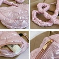 thumbnail image 6 of Kukuzhu Women Y2K Crossbody Quilted Purse Large Shoulder Winter Puffer Bags Lightweight Padding Hobo Bag Satchel Handbag Purse, 6 of 7
