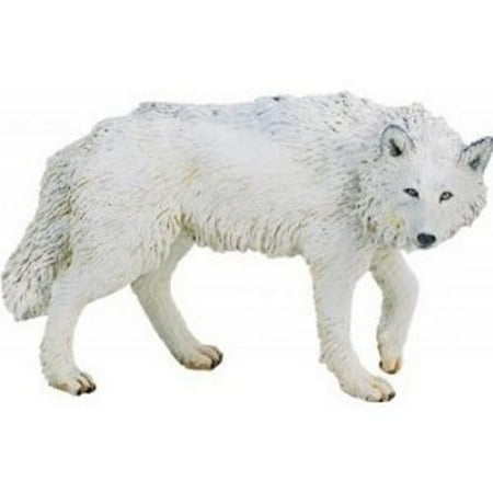 painted wolf figurines