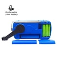 thumbnail image 4 of Radio solar con manivela Radio AM/FM con linterna LED para exteriores (azul), 4 of 7